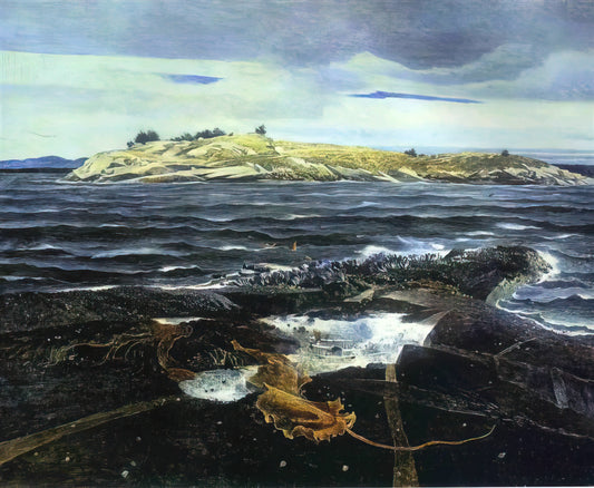 Andrew Wyeth Original Paintings: A Collector's Guide to Authenticity, Value, and Legacy - LITTLE CALDWELLS ISLAND by Andrew Wyeth