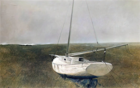 Andrew Wyeth Prints Framed: A Collector's Guide to American Realism - BELOW DOVER 1950 by Andrew Wyeth