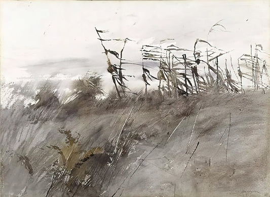 Andrew Wyeth Quaker: Unveiling the Quietude and Spiritual Depth in His Art - NOVEMBER FIRST 1950 by Andrew Wyeth