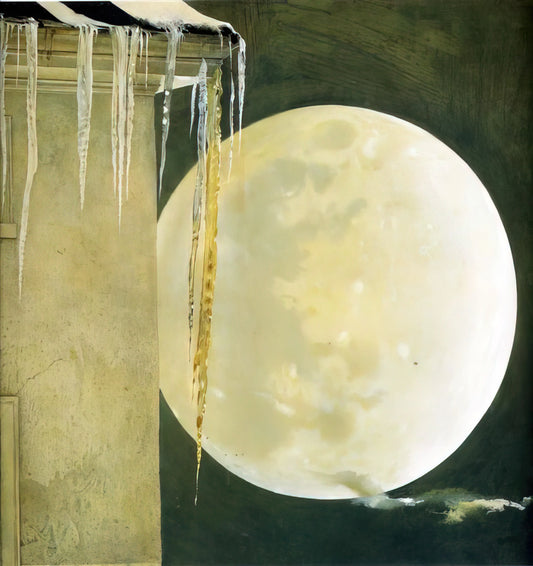 Andrew Wyeth's Last Painting: A Final Masterpiece of American Realism - MOON MADNESS by Andrew Wyeth