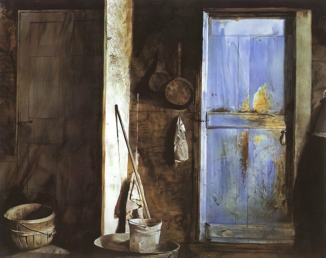 Andrew Wyeth's Paintings of Alvaro Olson: A Study in Isolation and Memory - ALVARO CHRISTINA by Andrew Wyeth