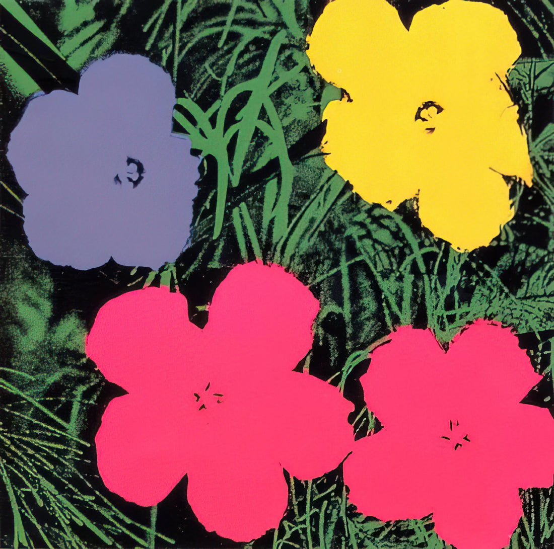 Andy Warhol Self Portrait Print: A Collector's Guide to the Icon's Personal Mirror - Flowers by Andy Warhol