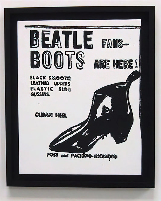 Andy Warhol Soup Can Poster: The Pop Art Icon That Transformed Consumer Culture - Beatle Boots by Andy Warhol