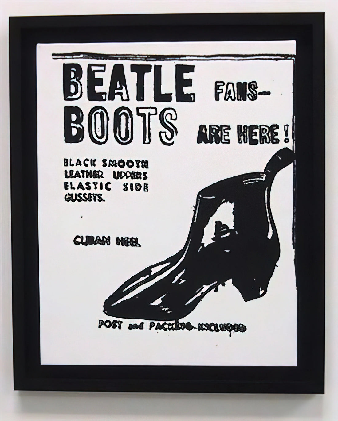 Andy Warhol and Debbie Harry: The Pop Art Portrait That Defined an Era - Beatle Boots by Andy Warhol