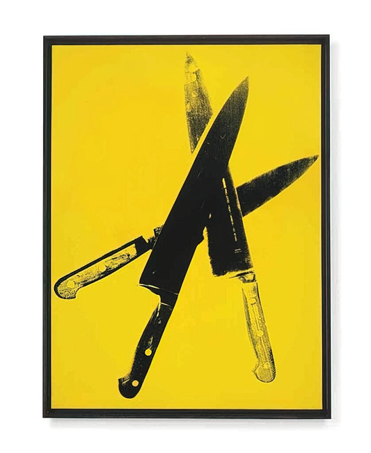 Andy Warhol and John: Exploring the Complex Relationship Between Warhol and His Collaborators - Knives by Andy Warhol