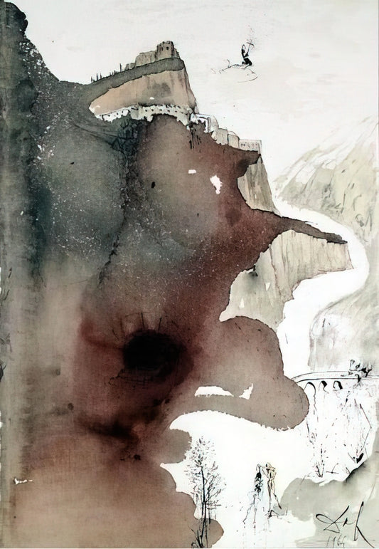 Andy Warhol and Salvador Dalí: Icons of 20th Century Art and Their Enduring Legacy - ET BAPTIZATUS EST A IOANNE IN IORDANE LUKE 3 3 by Salvador Dali