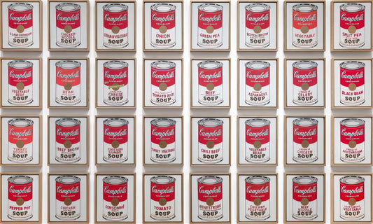 Andy Warhol: The Pop Art Pioneer Who Redefined American Culture - Campbell's Soup Cans by Andy Warhol
