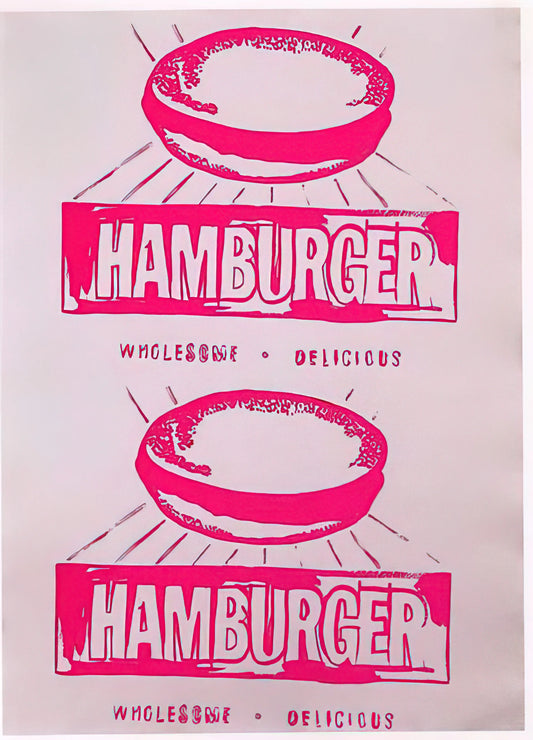 Andy Warhol: The Pop Art Visionary Who Redefined American Culture - Double Hamburger by Andy Warhol