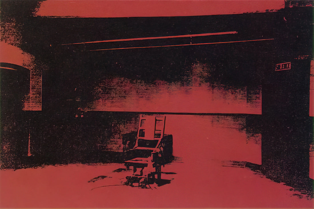 Andy Warhol: The Pop Art Visionary Who Redefined American Culture - Early electric chair by Andy Warhol
