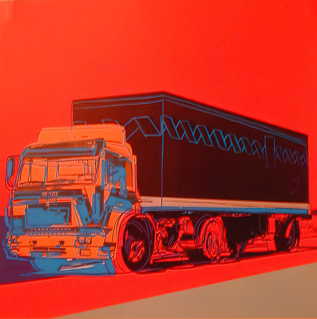 Andy Warhol: The Pop Art Visionary Who Redefined American Culture - Truck Announcement by Andy Warhol