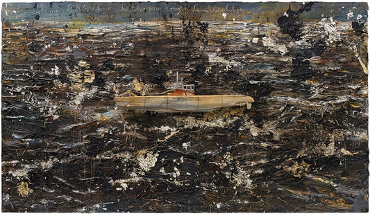 Anselm Kiefer Famous Works: A Journey Through Memory, Myth, and Material - FOR VELIMIR KHLEBNIKOV THE DOCTRINE OF WAR BATTLES 2010 by Anselm Kiefer
