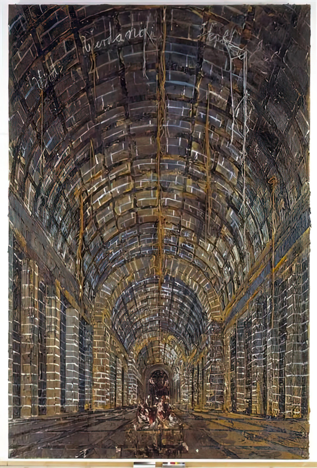 Anselm Kiefer Posters: Exploring Monumental Art in Print Form - URD VERDANDI SKULD THE NORNS 1983 by Anselm Kiefer