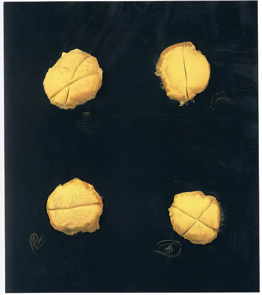 Antoni Tàpies Paintings: A Deep Dive into the Matter and Spirit of Catalan Art - FOUR 1992 by Antoni Tapies