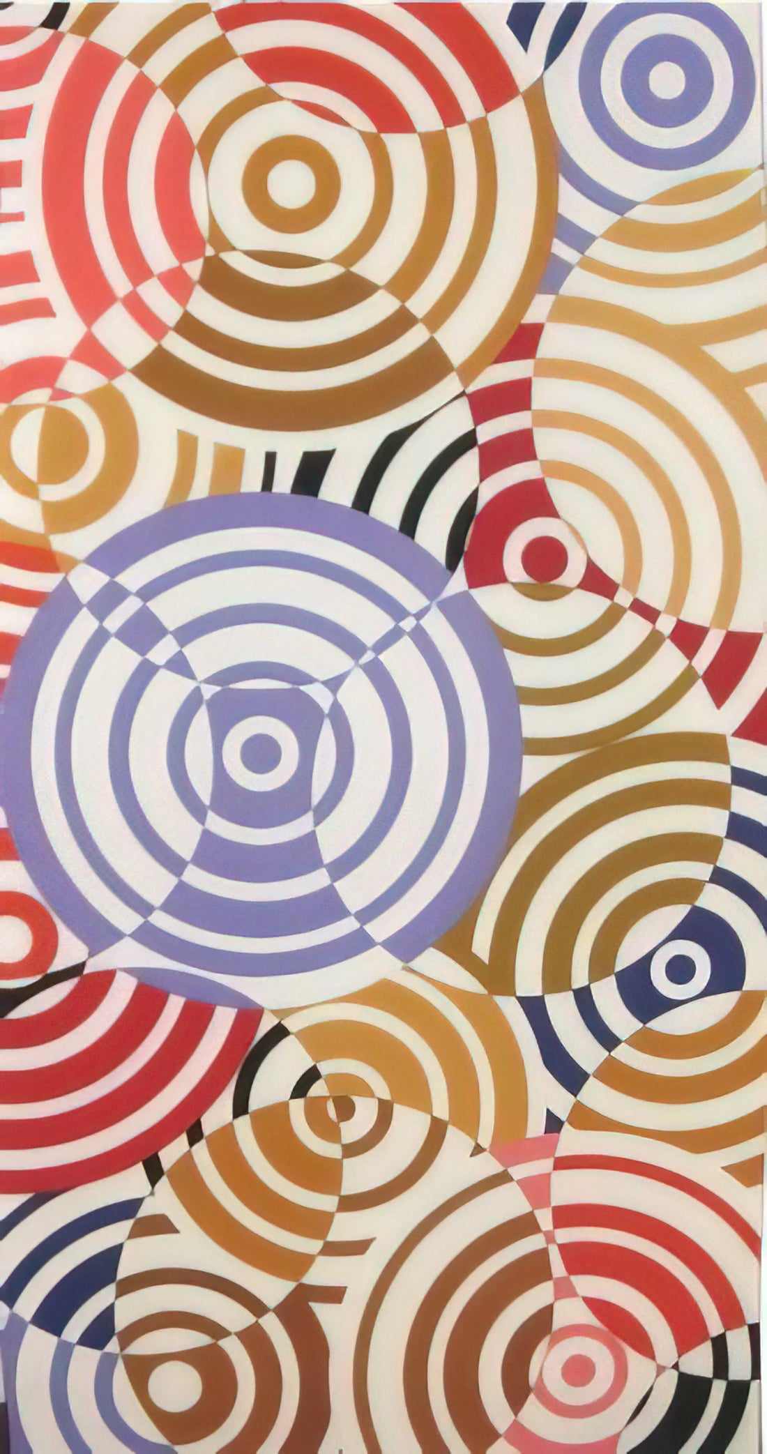 Antonio Asis Print: Exploring the Geometric Vision of a Kinetic Art Pioneer - Vibration couleur - 1965 by Antonio Asis