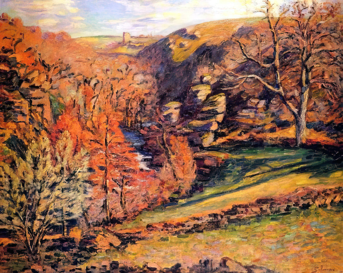Armand Guillaumin Paintings for Sale: A Collector's Guide to the Impressionist's Vibrant Legacy - Madness Ravine, Crozant by Armand Guillaumin
