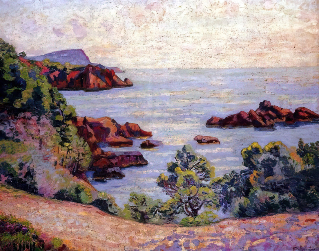 Armand Guillaumin: The Overlooked Impressionist Master of Color and Light - Paysage du Midi - 1905 by Armand Guillaumin