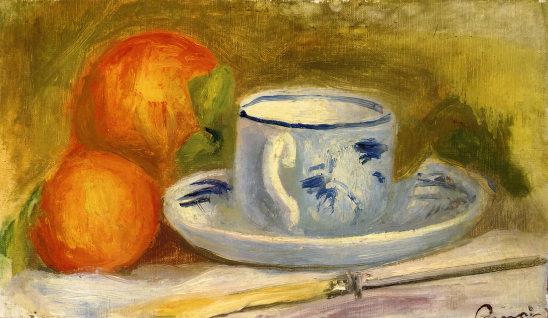 Art by Renoir: The Joyful Impressionist and His Enduring Legacy - Cup and Oranges by Pierre-Auguste Renoir