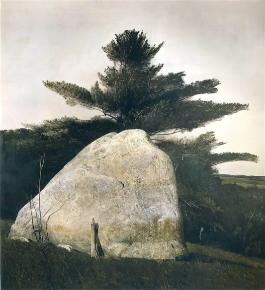 Artists Like Andrew Wyeth: A Curator's Guide to American Realism and Its Legacy - PENNSYLVANIA LANDSCAPE by Andrew Wyeth