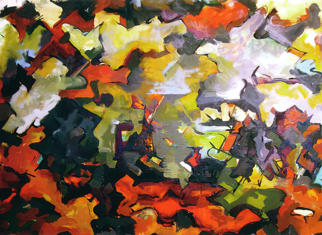 Audrey Flack Art: The Photorealist Pioneer Who Redefined Still Life and Feminism - ABSTRACT LANDSCAPE 1950 by Audrey Flack
