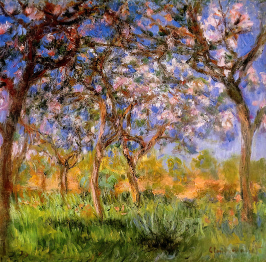 Authentic Monet: How to Recognize and Collect Museum-Quality Claude Monet Art Prints - Giverny in Springtime by claude monet