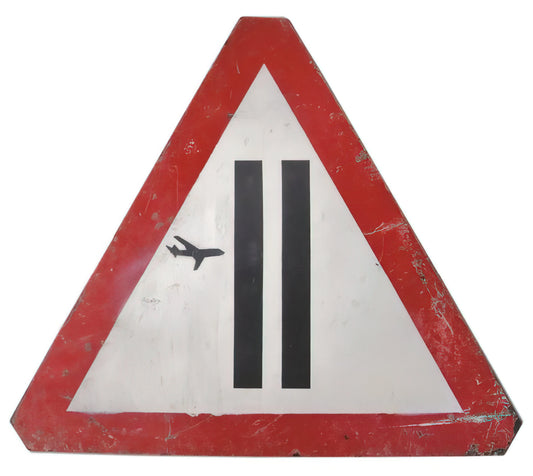 Banksy Pulp Fiction Canvas: Decoding the Iconic Street Art Parody - WARNING SIGN 2006 by Banksy