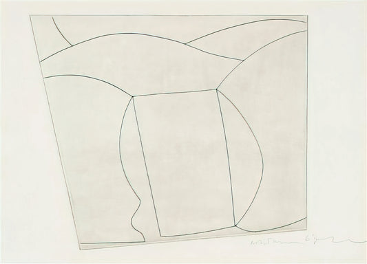 Barbara Hepworth & Ben Nicholson: The Pioneering Partnership That Shaped Modern British Art - 3 forms in a landscape - 1967 by Ben Nicholson