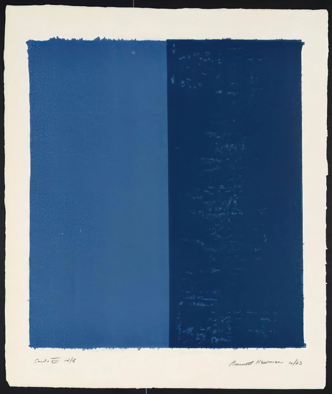 Barnett Newman Painting: The Sublime Power of Color Field Abstraction - Canto VIII by Barnett Newman