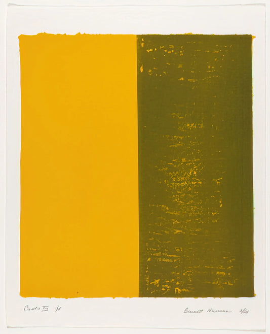 Barnett Newman Paintings for Sale: A Collector's Guide to Acquiring His Monumental Art - Canto XIII by Barnett Newman