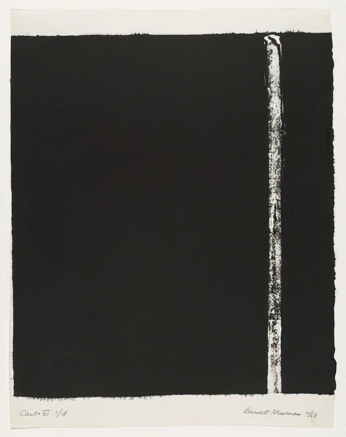 Barnett Newman Writings: The Philosophical Foundations of Color Field Painting - Canto VI by Barnett Newman