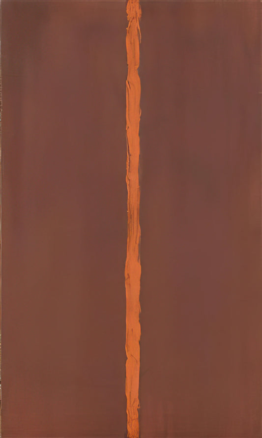 Barnett Newman: The Revolutionary Artist Who Redefined Abstract Expressionism - Onement I by Barnett Newman