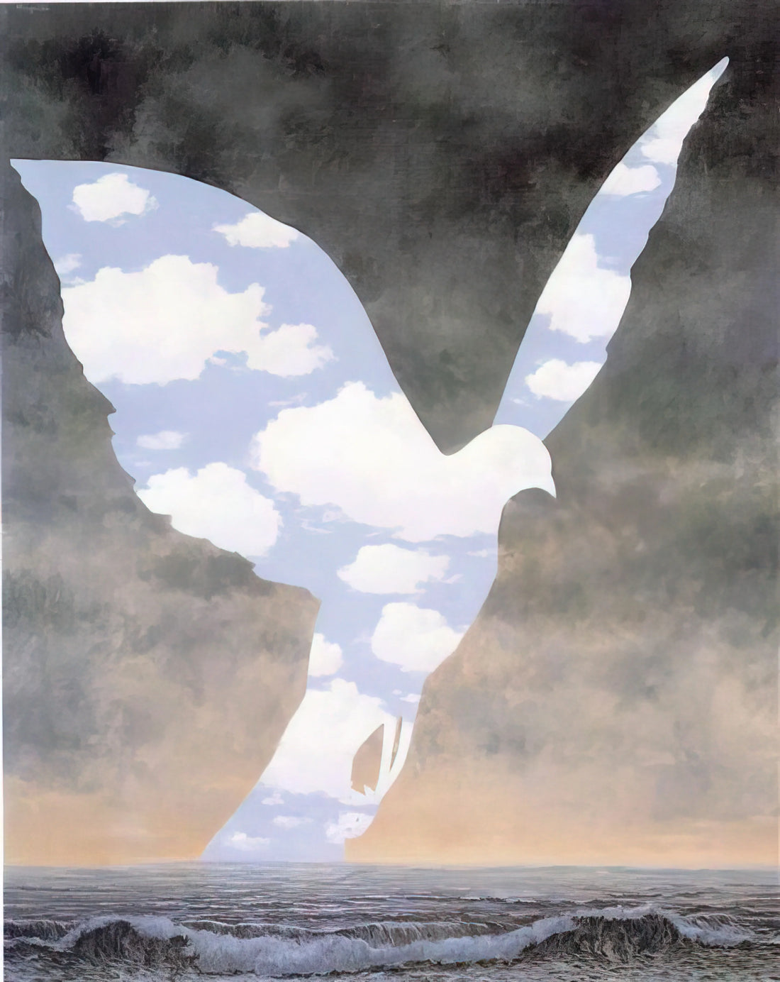 Belgian Surreal Artist: The Enigmatic World of René Magritte and Beyond - THE BIG FAMILY 1963 by Rene Magritte