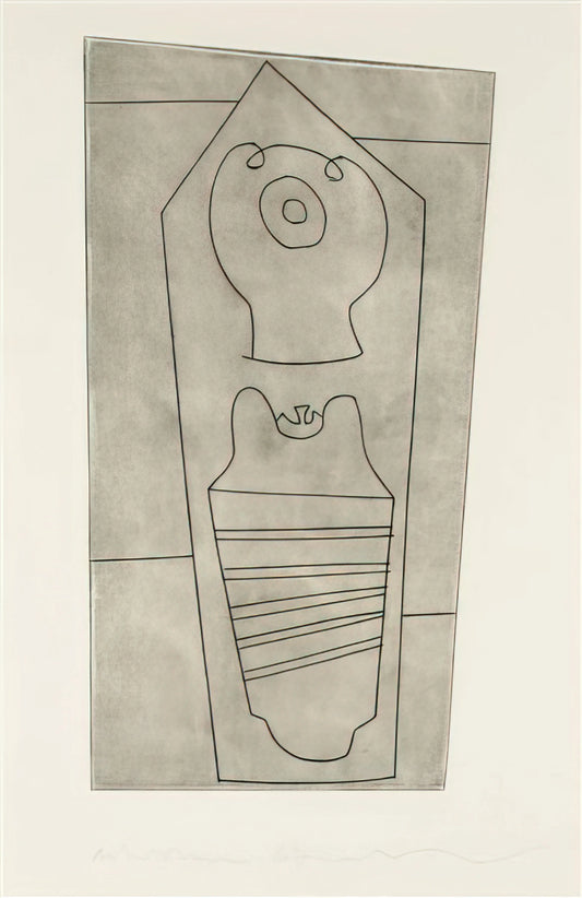 Ben Nicholson Original Prints: A Guide to the Abstract Pioneer's Graphic Works - Turkish form - 1967 by Ben Nicholson