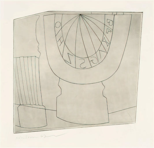 Ben Nicholson and Fred Murray: Understanding the Art Sale Market for Modernist Masters - Turkish sundial  column - 1967 by Ben Nicholson