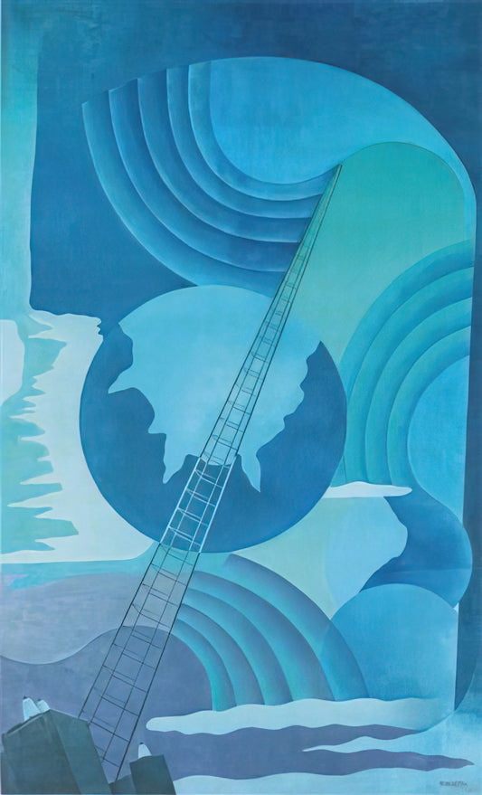 Benedetta Cappa Prints: Exploring the Futurist Vision of a Pioneering Artist - Synthesis of Radio Communications - 1933 - 1934 Palermo, Sicily, Italy by Benedetta Cappa