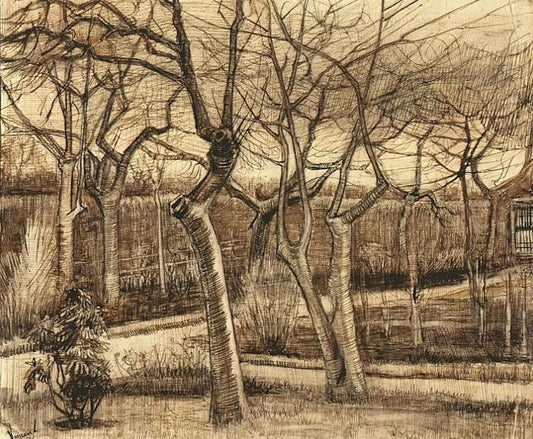 Beyond the Canvas: The Phenomenon of Van Gogh Immersive Experiences - The Vicarage Garden by Vincent van Gogh