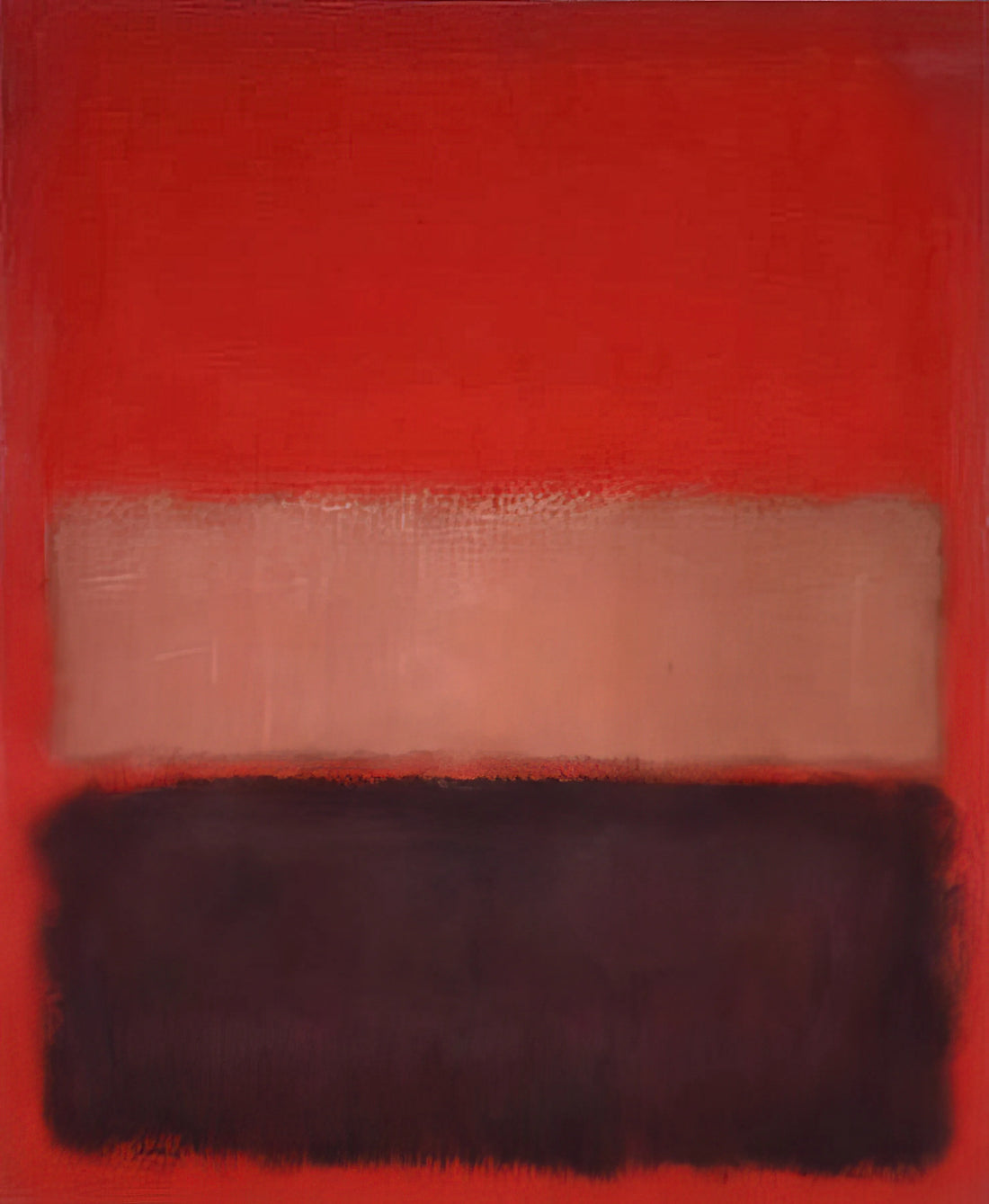 Blue and Red Rothko: The Emotional Power of Color Field Painting - No. 46 Black, Ochre, Red Over Red - 1957 by Mark Rothko