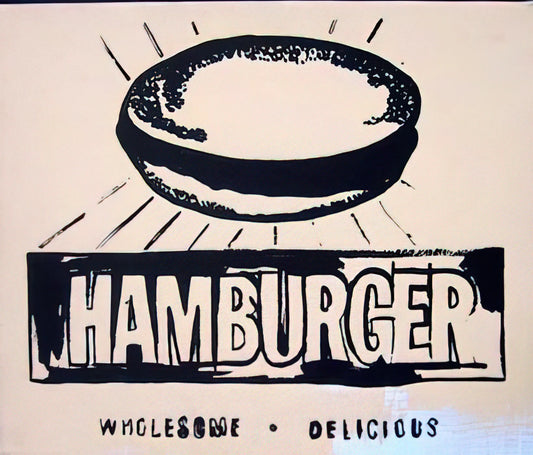 Bob Weiner and Andy Warhol: The Photographer Who Captured Pop Art's Icon - Hamburger  beige  by Andy Warhol