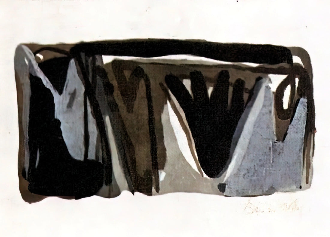 Bram van Velde Lithograph: The Abstract Expressionist's Printmaking Legacy - Grise nuit - 1975 by Bram van Velde