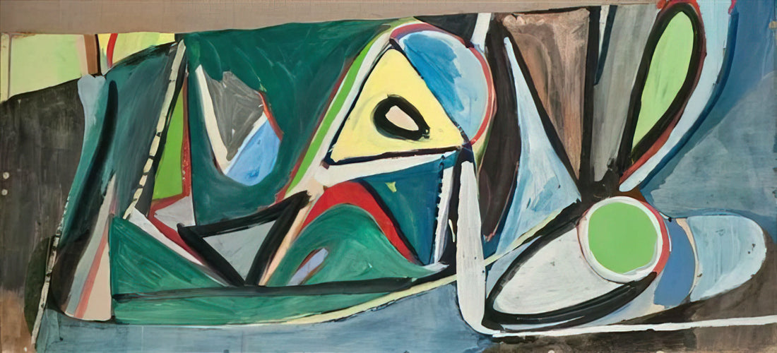Bram van Velde Posters: A Journey into Abstract Expressionism's Uncharted Soul - Montrouge - 1948 by Bram van Velde