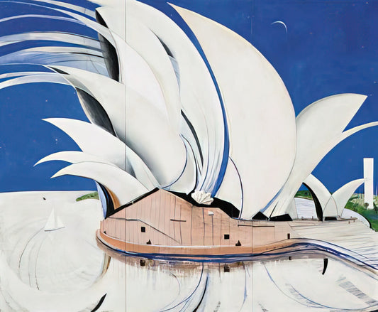 Brett Whiteley Famous Paintings: A Journey Through Australia's Most Iconic Artistic Vision - Opera House - 1982 by Brett Whiteley