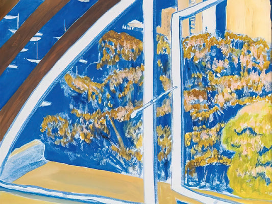 Brett Whiteley Limited Edition Prints for Sale: A Collector's Guide to the Australian Master - The Window, Lavender Bay - 1980 by Brett Whiteley