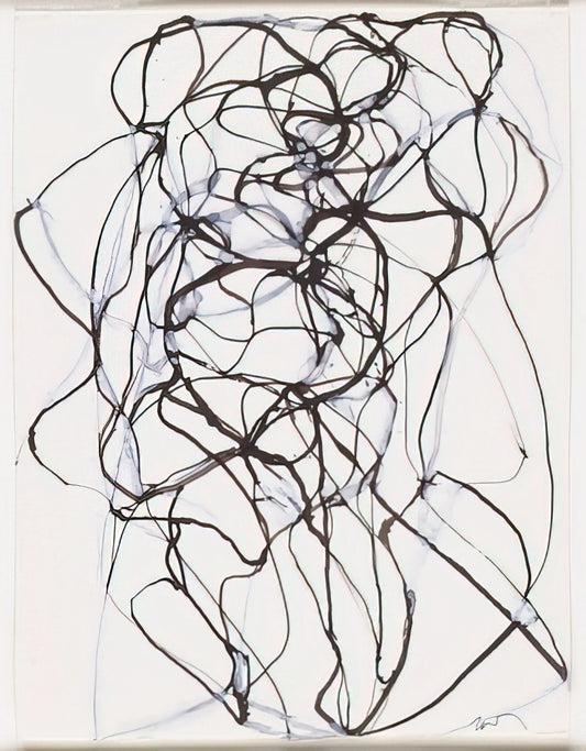 Brice Marden Prints for Sale: A Collector's Guide to the Abstract Master's Graphic Work - Aphrodite Study - 1993 by Brice Marden