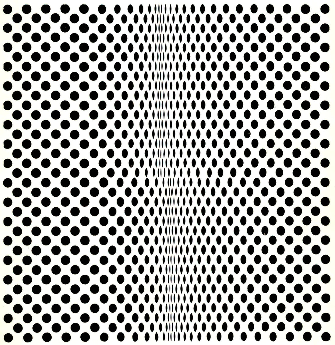 Bridget Riley Gallery: Exploring the Visionary World of Op Art's Leading Figure - FISSION 1963 by Bridget Riley