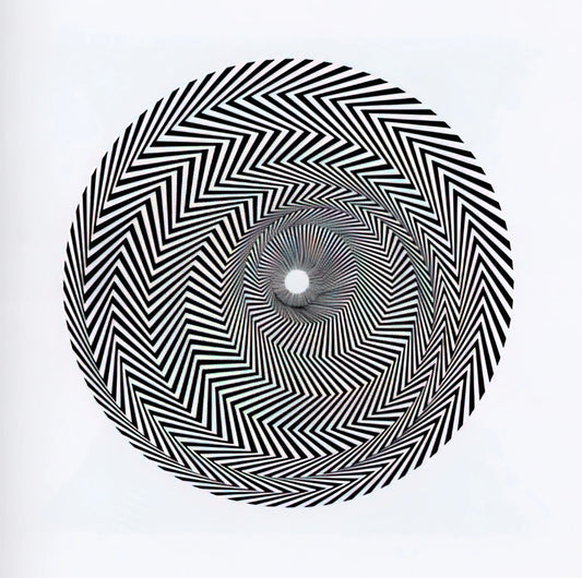 Bridget Riley Nataraja 1993: The Op Art Master's Kinetic Exploration of Sacred Form - BLAZE 1 1962 by Bridget Riley
