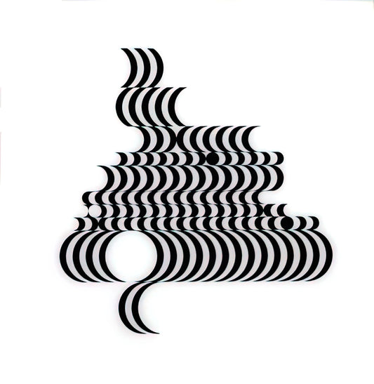 Bridget Riley Serpentine Print: A Masterpiece of Op Art Perception - FRAGMENT 2 1965 by Bridget Riley