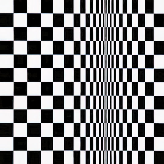 Bridget Riley at Hayward Gallery: A Definitive Exploration of Op Art's Master - MOVEMENT IN SQUARES 1961 by Bridget Riley