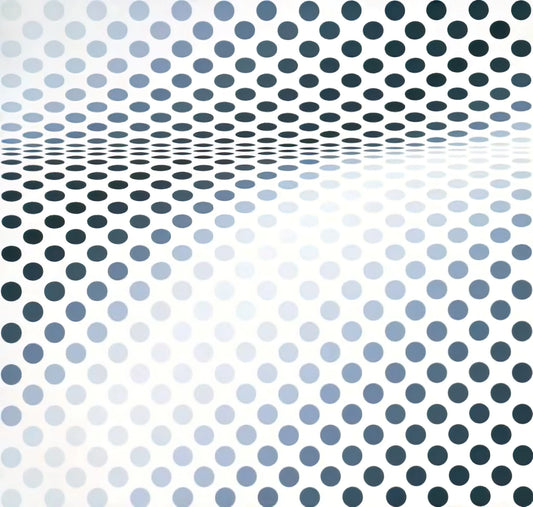 Bridget Riley: The Visionary Artist Who Redefined Optical Art - HESITATE 1964 by Bridget Riley