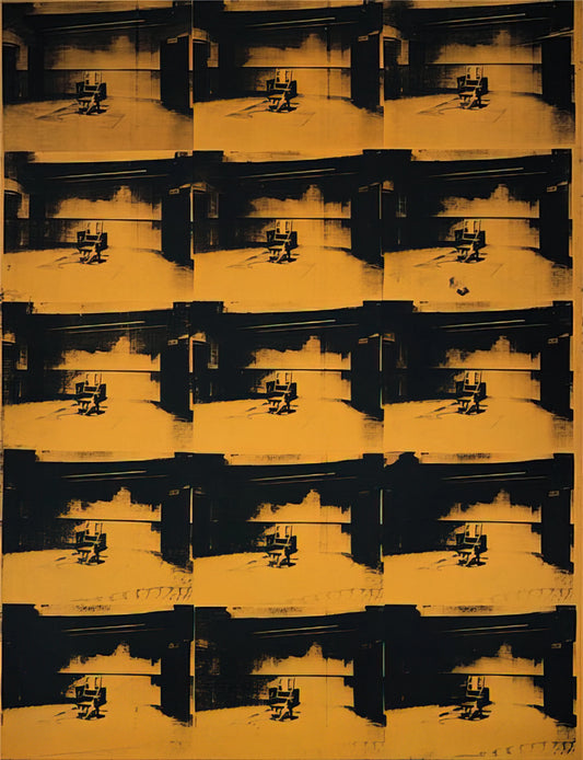 Campbell's Soup Canvas Art: The Pop Art Icon That Transformed Everyday Objects into Masterpieces - Orange Disaster by Andy Warhol