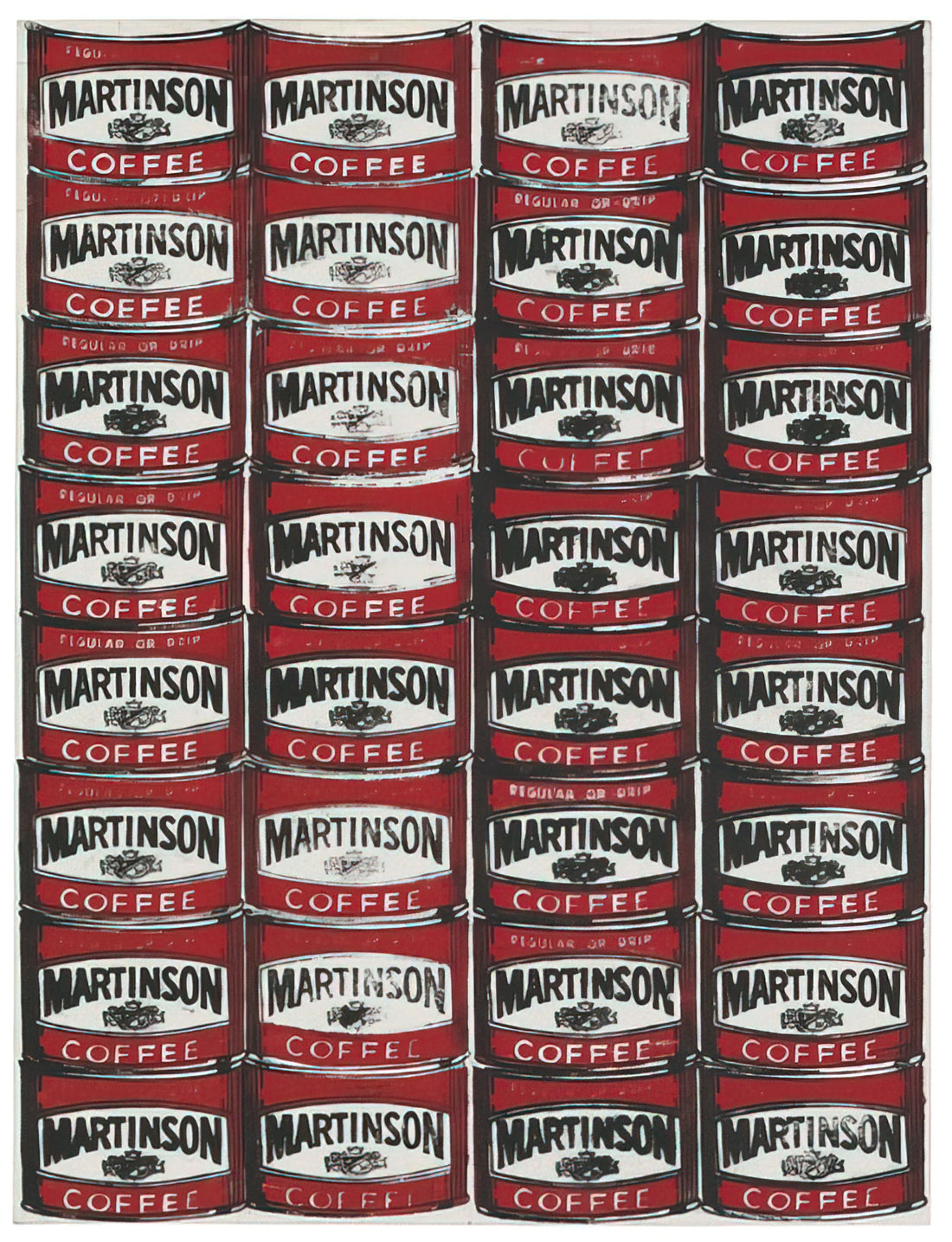 Canvas Prints Andy Warhol Style: A Modern Collector's Guide to Pop Art Legacy - Martinson Coffee by Andy Warhol