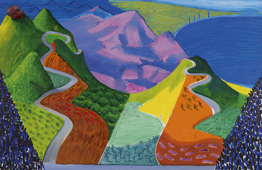 Capturing the Luminous: The Essence of David Hockney Sky in Contemporary Art - David Hockney by David Hockney